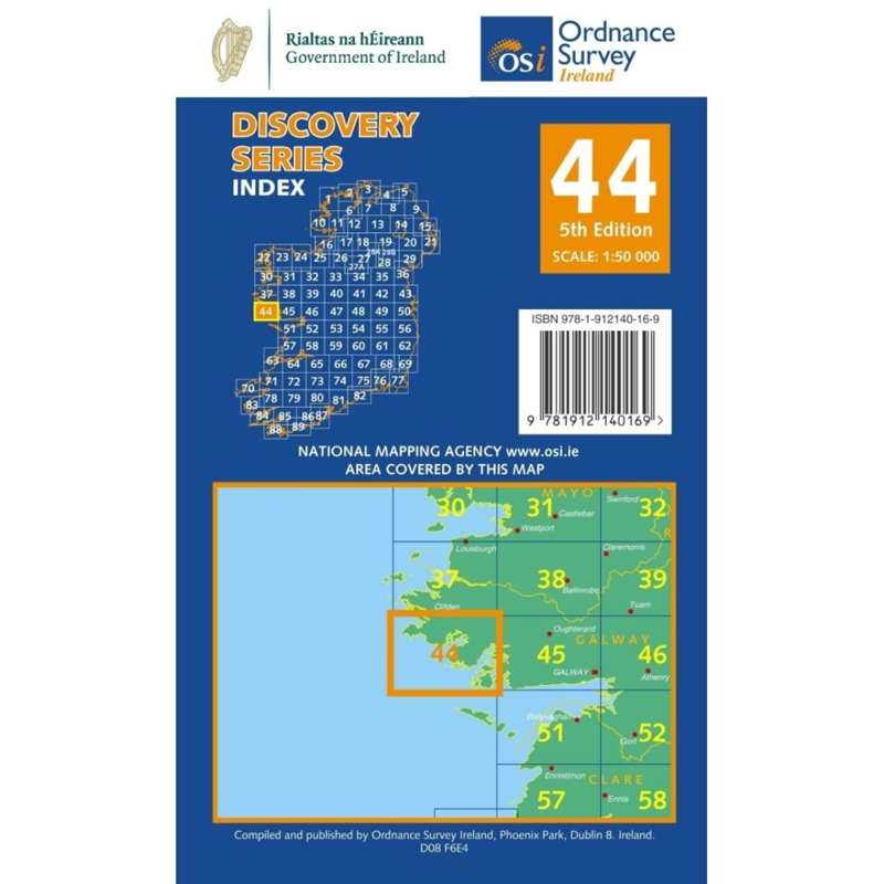 OSI Discovery Series Sheet 44 Galway 5th. Edition 2020-1